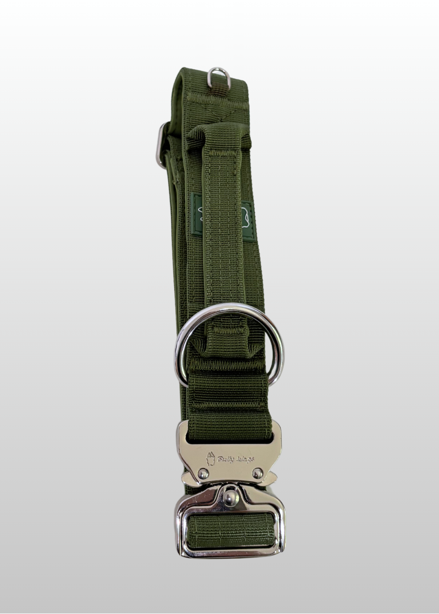 1.5" Tactical Collar with Handle - Cactus Green