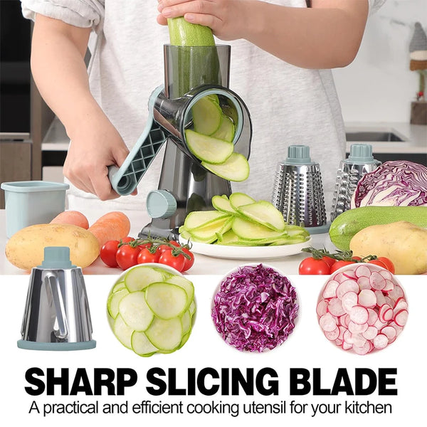 QuickGrip Pro Rotary Kitchen Shredder