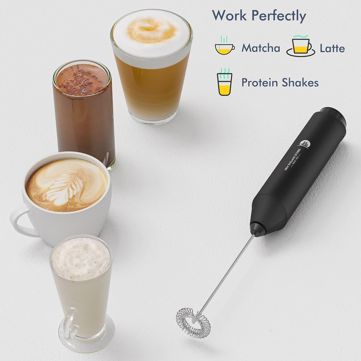 QuickFoam Compact Milk Frother Pro