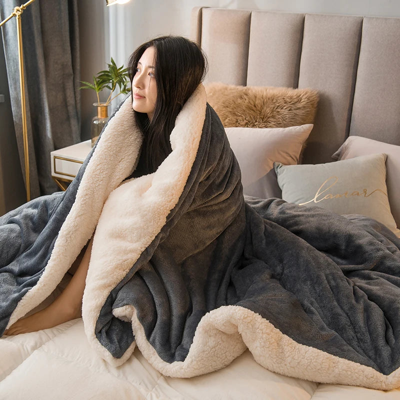 CozyCloud Wool Throw