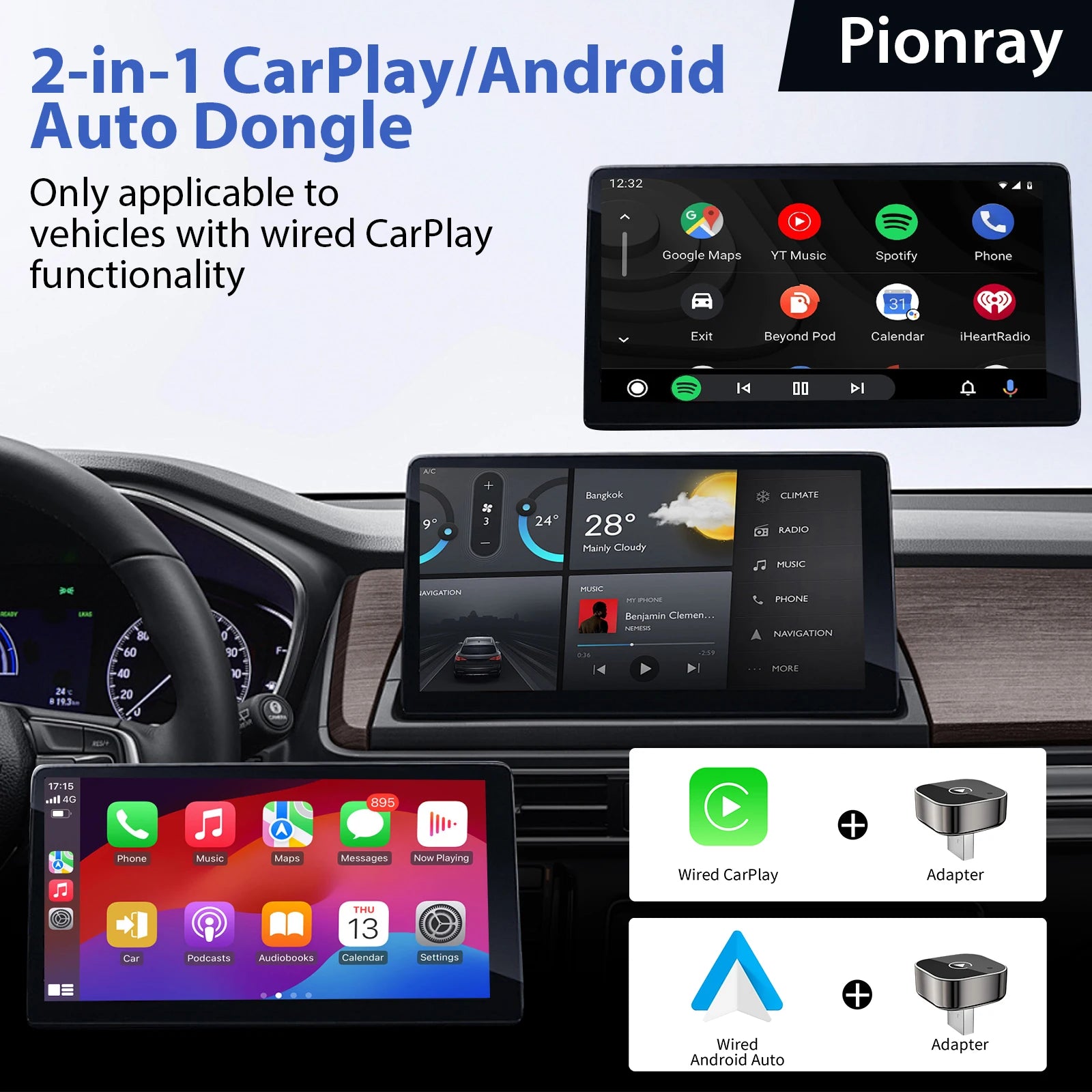 EasyCar Wireless CarPlay PlugPlay Adapter