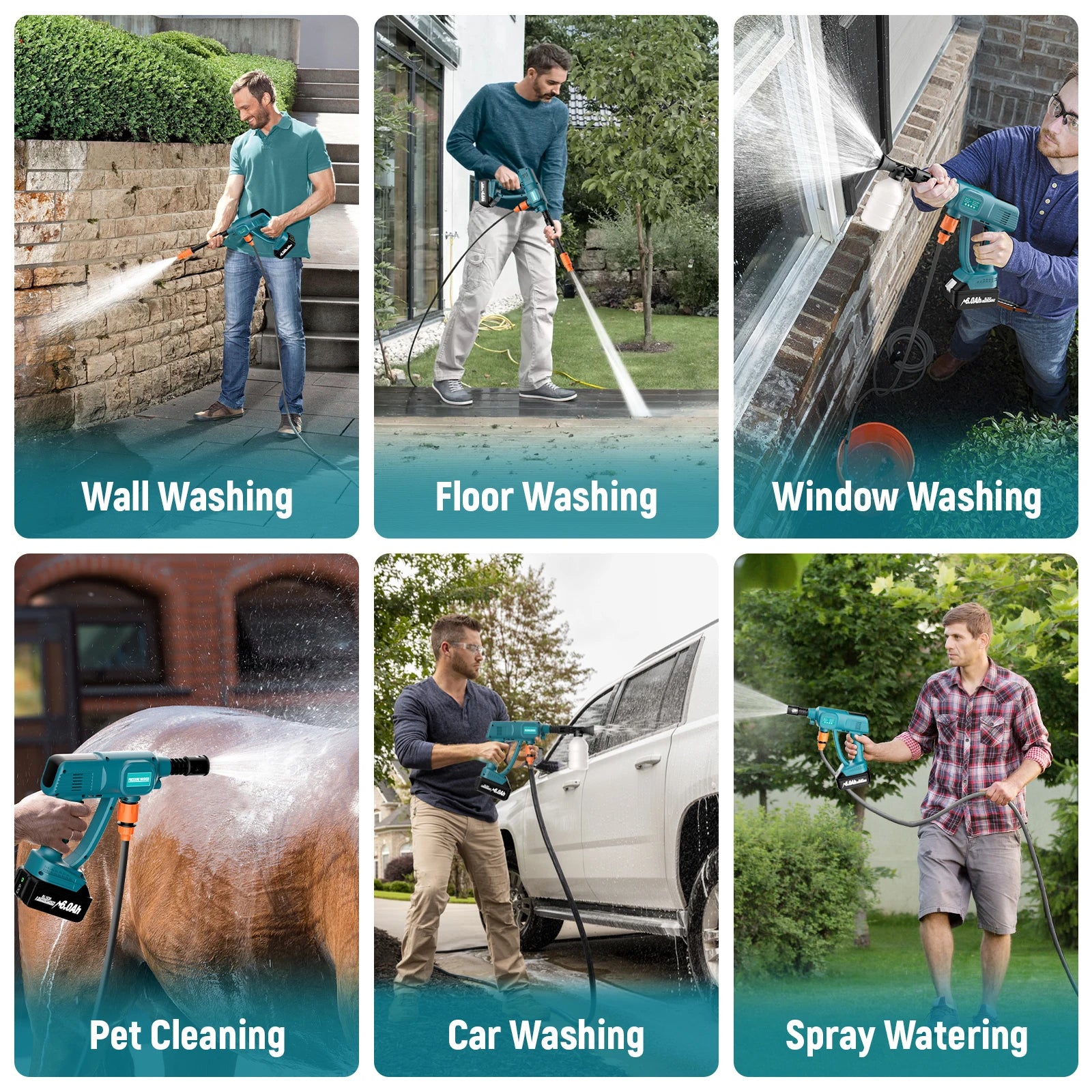 Portable PowerJet Car Wash Gun