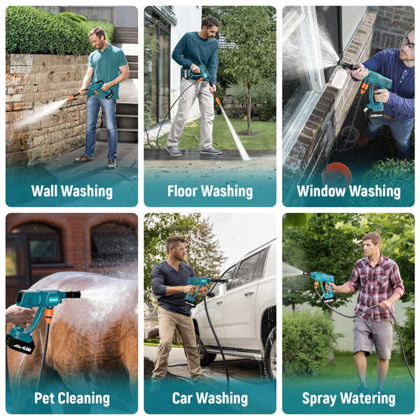 Portable PowerJet Car Wash Gun